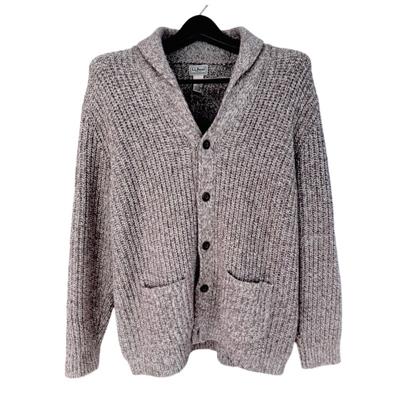 L.L. Bean Other - L.L.Bean Men’s Classic Ragg Wool Cardigan Sweater. Gray. XL